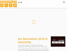 Tablet Screenshot of biennathlon.ch